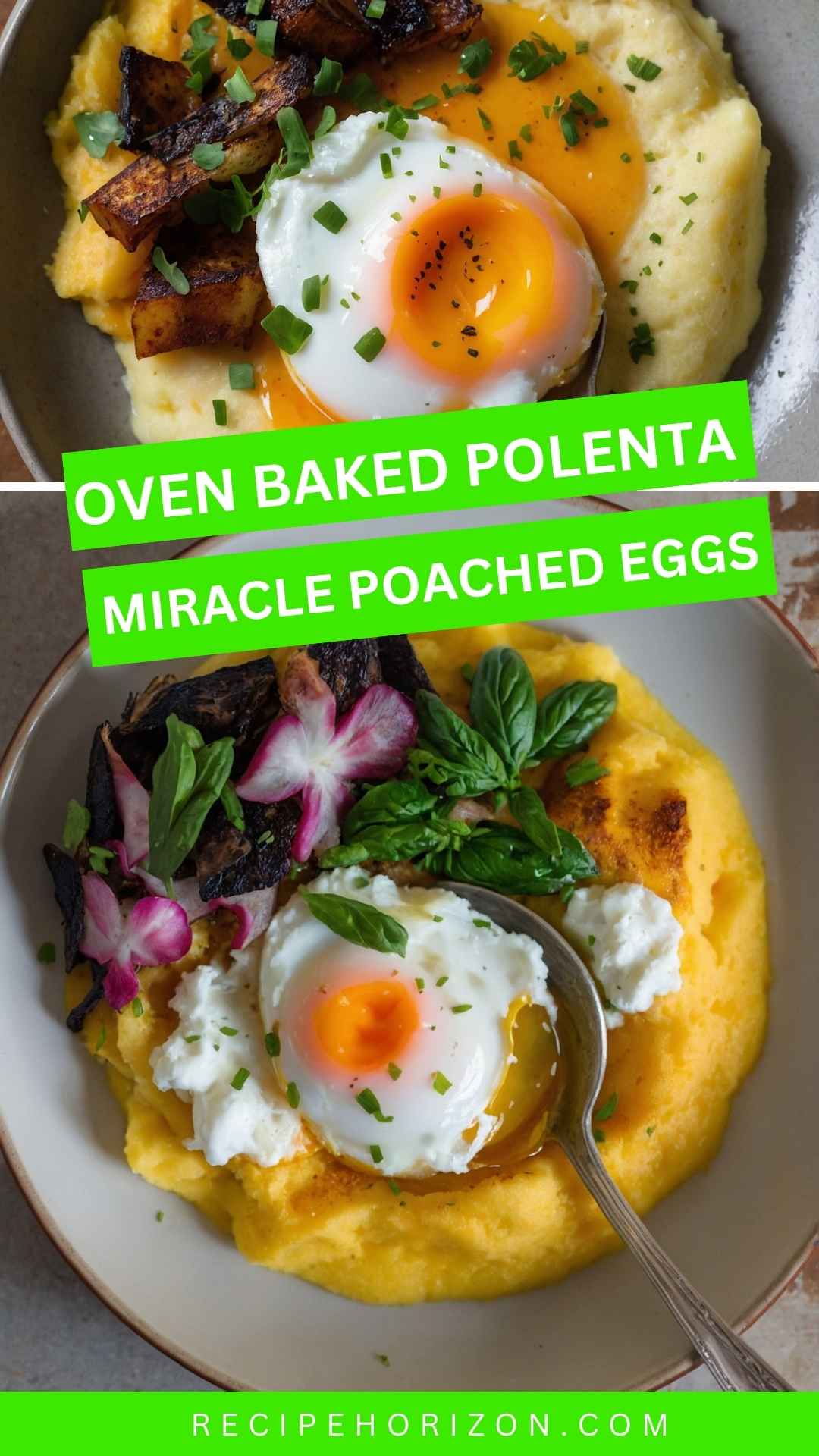 Hands-Off Perfection: Oven-Baked Polenta & Poached Eggs Guide